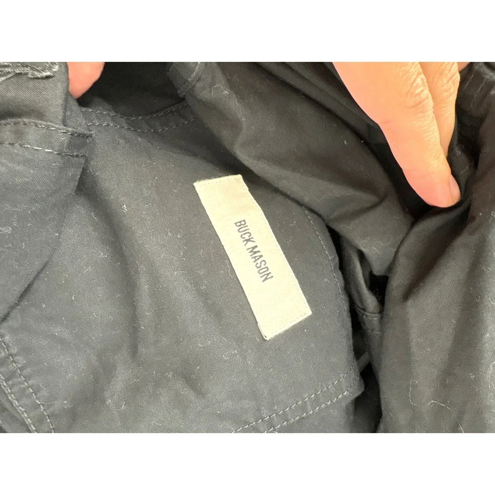 Buck Mason Black Parachute Poplin Carry-On Jacket Blazer Mens Medium NWT